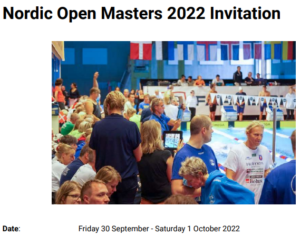 Nordic Open Masters 2022