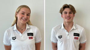 Caroline og Isak klare for internasjonal stevne i Madrid